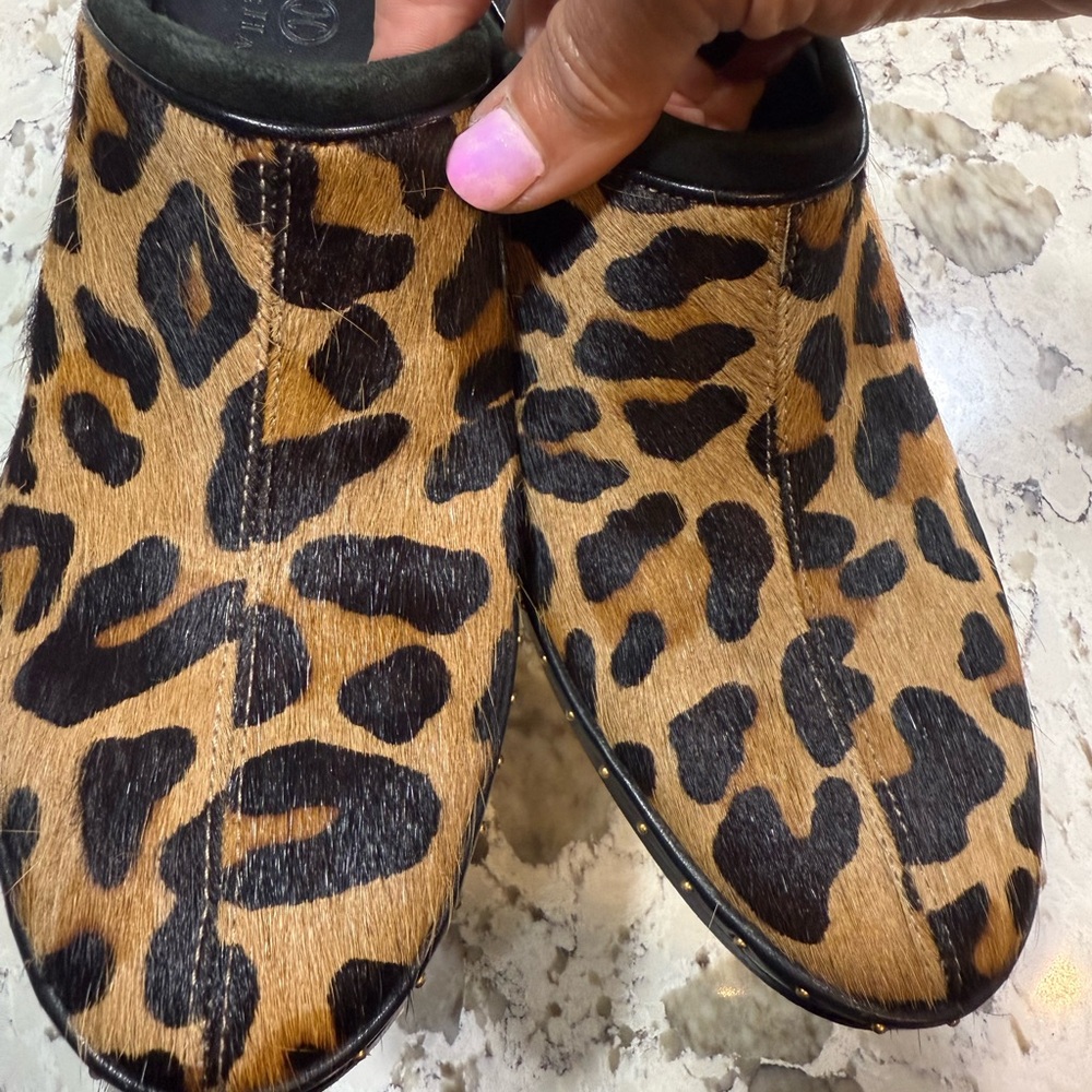 Cole Haan Animal Print Slip-On Shoes